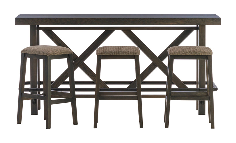 Manchester Brew Bar and 3 Upholstered Stools